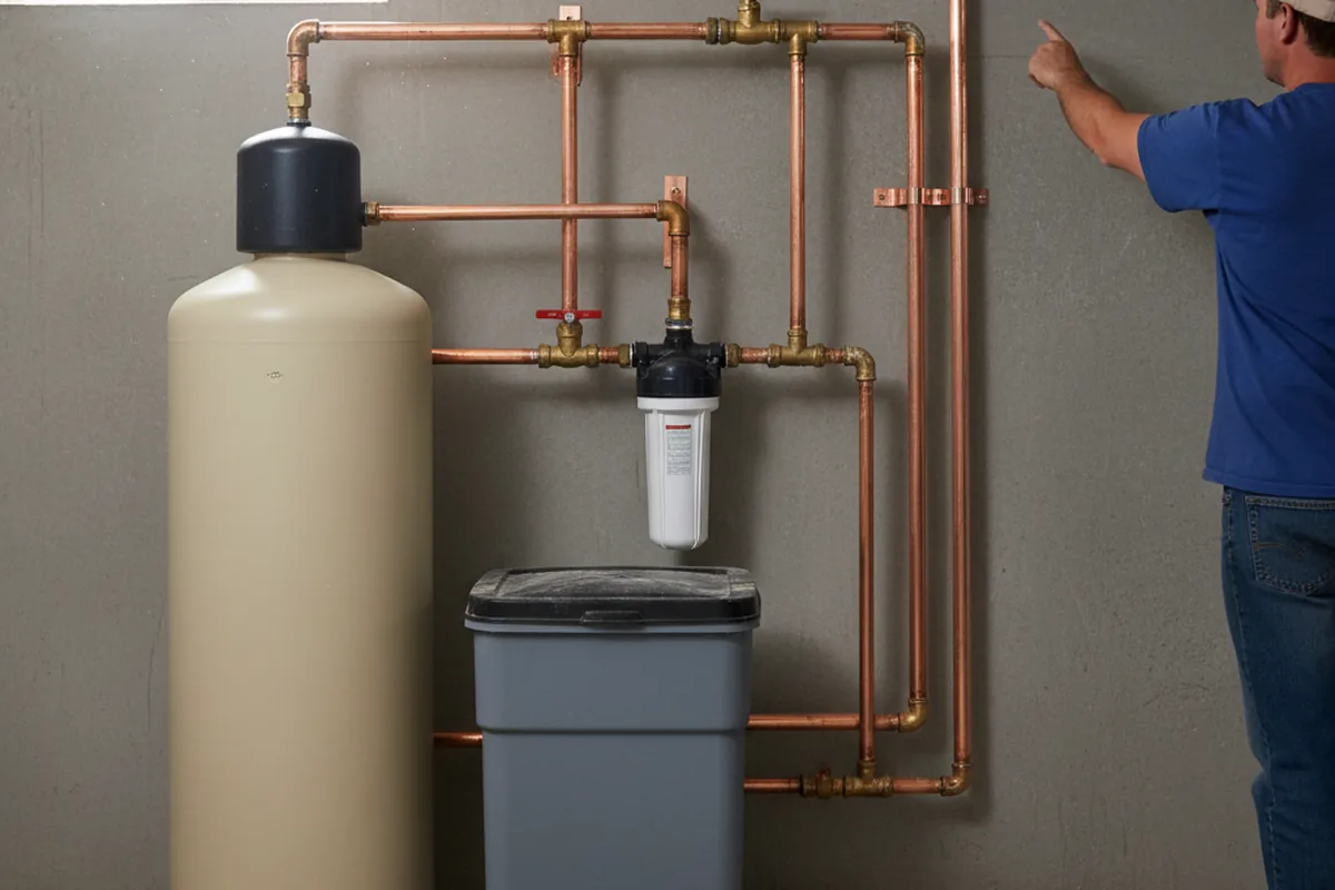 Whole-house water treatment system installed in Carlock